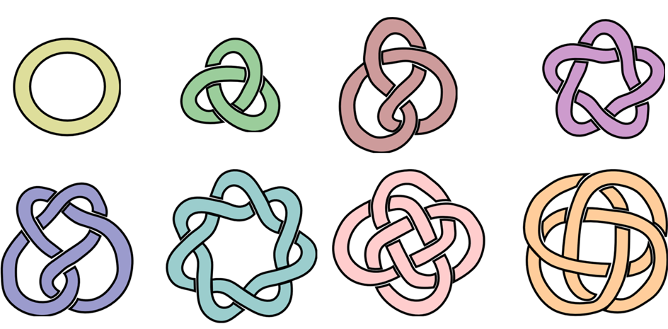 Mathematical knots — a symbol of interconnected complexity